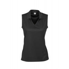 Ladies Sleeveless Polo
