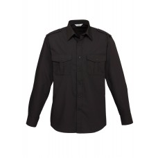 Mens Epaulette Long Sleeve Shirt