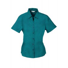 Ladies Printed Oasis Short Sleeve Shirt