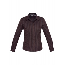 Ladies Reno Stripe 3/4 Sleeve Shirt