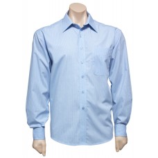Mens Micro Check Long Sleeve Shirt