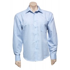 Mens Oxford Check Long Sleeve Shirt