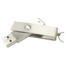 Slim Brushed Metal Swivel Drive