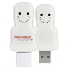 Mini USB People - White