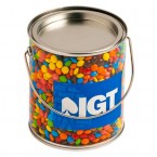BIG PVC BUCKET FILLED WITH M&MS 850G