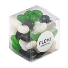 JELLY BEANS IN CUBE 60G (CORP COLOURED OR MIXED COLOURED JELLY BEANS)