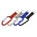 CARABINER WITH STRAP KEY RING