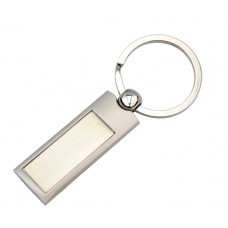 SILVER PANEL KEY RING