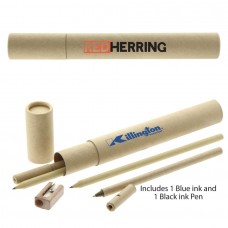 The Fiji Paper Tube Pen & Pencil Set