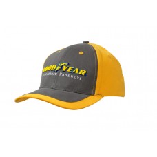 BRUSHED HEAVY COTTON CAP WITH PEAK INDENT