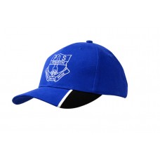 BRUSHED HEAVY COTTON CAP WITH PEAK INSERTS & EMBROIDERY