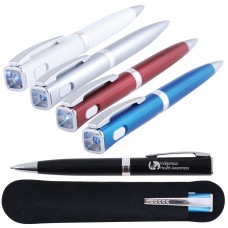 LED Torch Ballpoint Pen