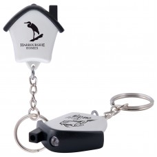 Mini House Flashlight Keytag
