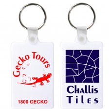 Rectangular Soft PVC Keytag