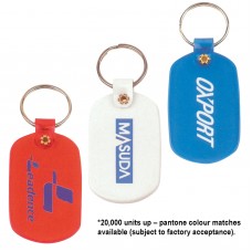 Oval Soft PVC Keytag