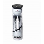 Titleist 2 Ball Tube With Stock Tees