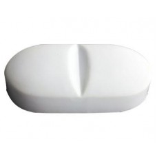 White Pill Shaped Stress Toy