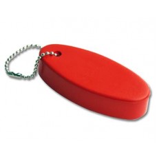 Red Floating Stress Shape Keyring