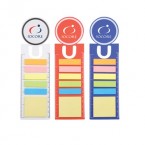 PP STICKY NOTES WITH BOOKMARK & RULER