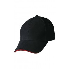 Heavy Brushed Cotton With Sandwich Peak Cap