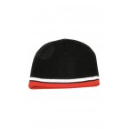 Knitted Acrylic With Contrast Stripe Beanie