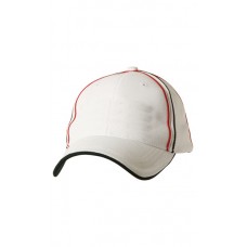Tri-Colour Pique Mesh Cap