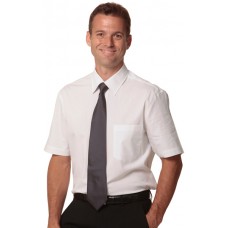 Men's Cotton/Poly Stretch Short Sleeve Shirt