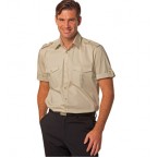 Men's Short Sleeve Military Shirt