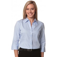 Women's Fine Twill 3/4 Sleeve Shirt