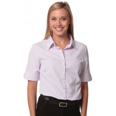Ladies Mini Check Short Sleeve Shirt