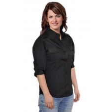 Women's 3/4 Sleeve Military Shirt