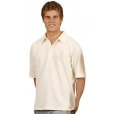 Men's TrueDry Mesh Knit Short Sleeve Cricket Polo