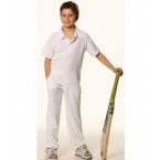 Kids Short Sleeve Cricket Polo