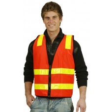 Vic Road Style Safety Vest; Zip