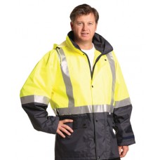 Hi-Vis Safety Jacket With Mesh Lining & 3M Tapes