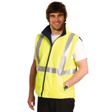 Hi-Vis Reversible Safety Vest With 3M Tapes