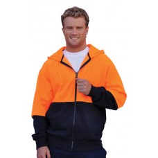 Men's High Visibility Two Tone Fleecy Hoodie