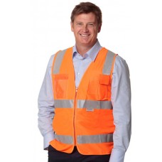 Hi-Vis Safety Vest With Id Pocket & 3M Tapes