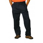 Men's Cotton Drill Cargo Pants With Knee Pads