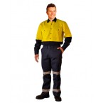 Long Fit Drill Pants With 3M Tapes
