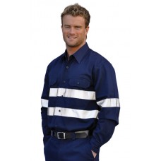 Cotton Drill Long Sleeve Work Shirt