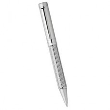 Carbon Fibre Silver Ballpoint Pen