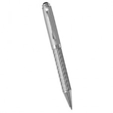 Carbon Fibre Silver Ballpoint Pen